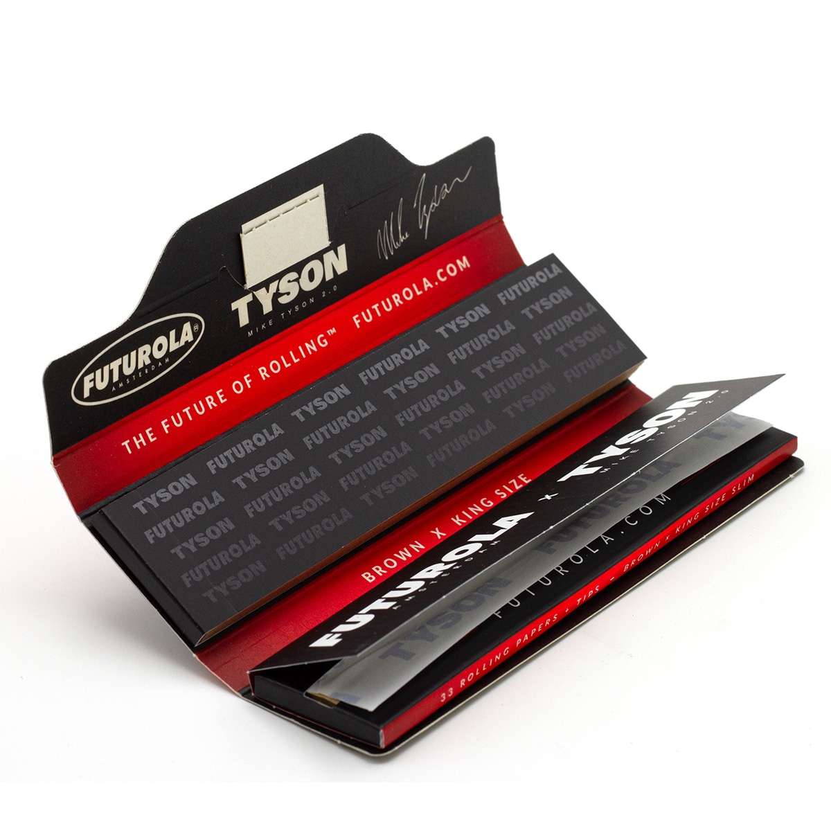 Futurola | Tyson 2.0 Unbleached KS Slim + Tips Rolling Papers